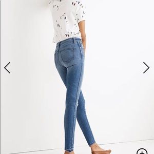 Madewell high-rise, 10 inch jeans, size 35
